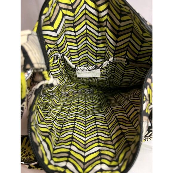 Vera Bradley Mailbag inCitron Print crossbody purse shoulder 12467 Boho - Picture 5 of 7